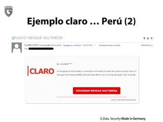 Ejemplo claro … Perú (2)
 