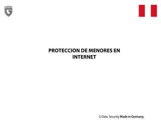 PROTECCION DE MENORES EN
INTERNET
 