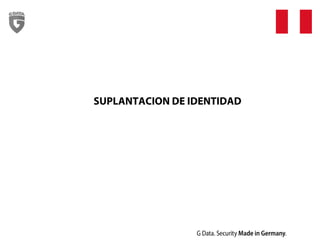 SUPLANTACION DE IDENTIDAD
 