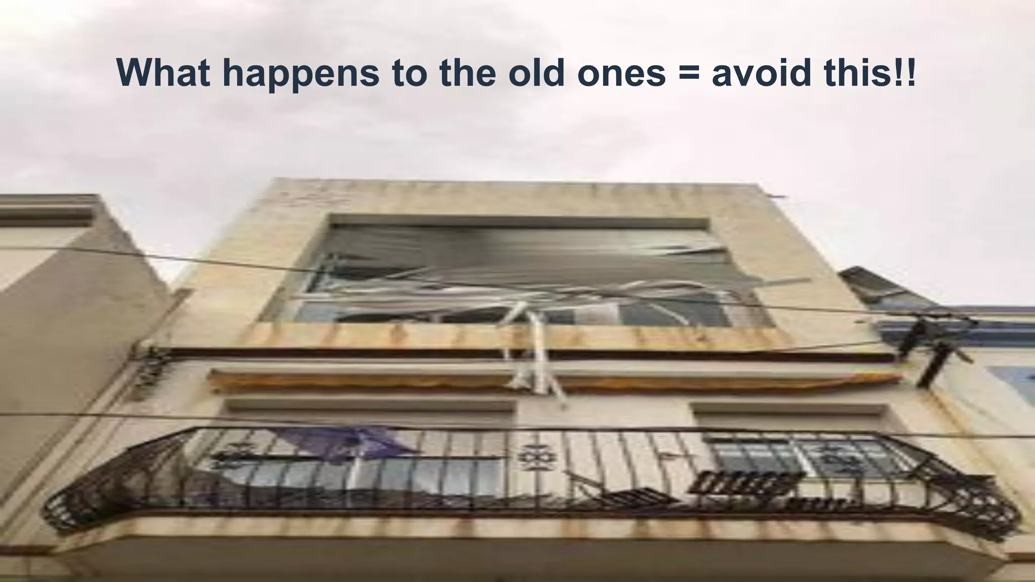 What happens to the old ones = avoid this!!
 