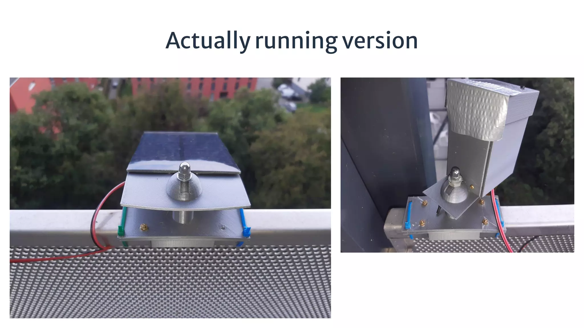 Actually running version
 