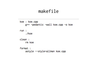 makefile
 