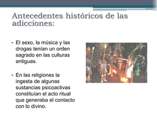 Es la compulsión a tomar una sustancia determinada para obtener la vivencia de efectos agradables y placenteros o evitar malestar.“Sino lo tomo, me muero”