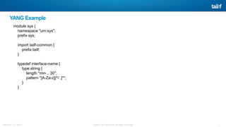 Module 1: ConfD Technical Introduction | PPTX