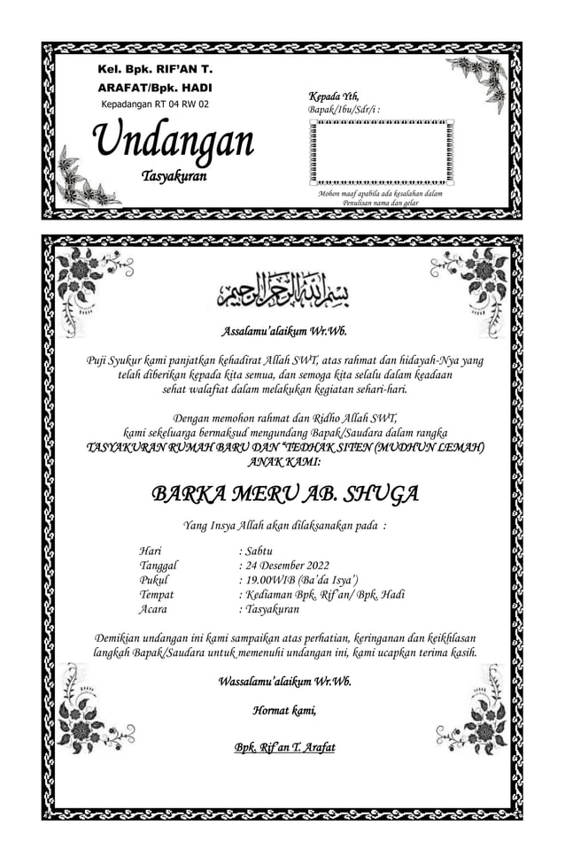 01 Contoh Undangan 7 Hari Format Doc - by massiswo.com.doc