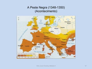 A Peste Negra (1348-1350)
(Acontecimento)

HCA, Curso Turismo, Módulo 4

57

 