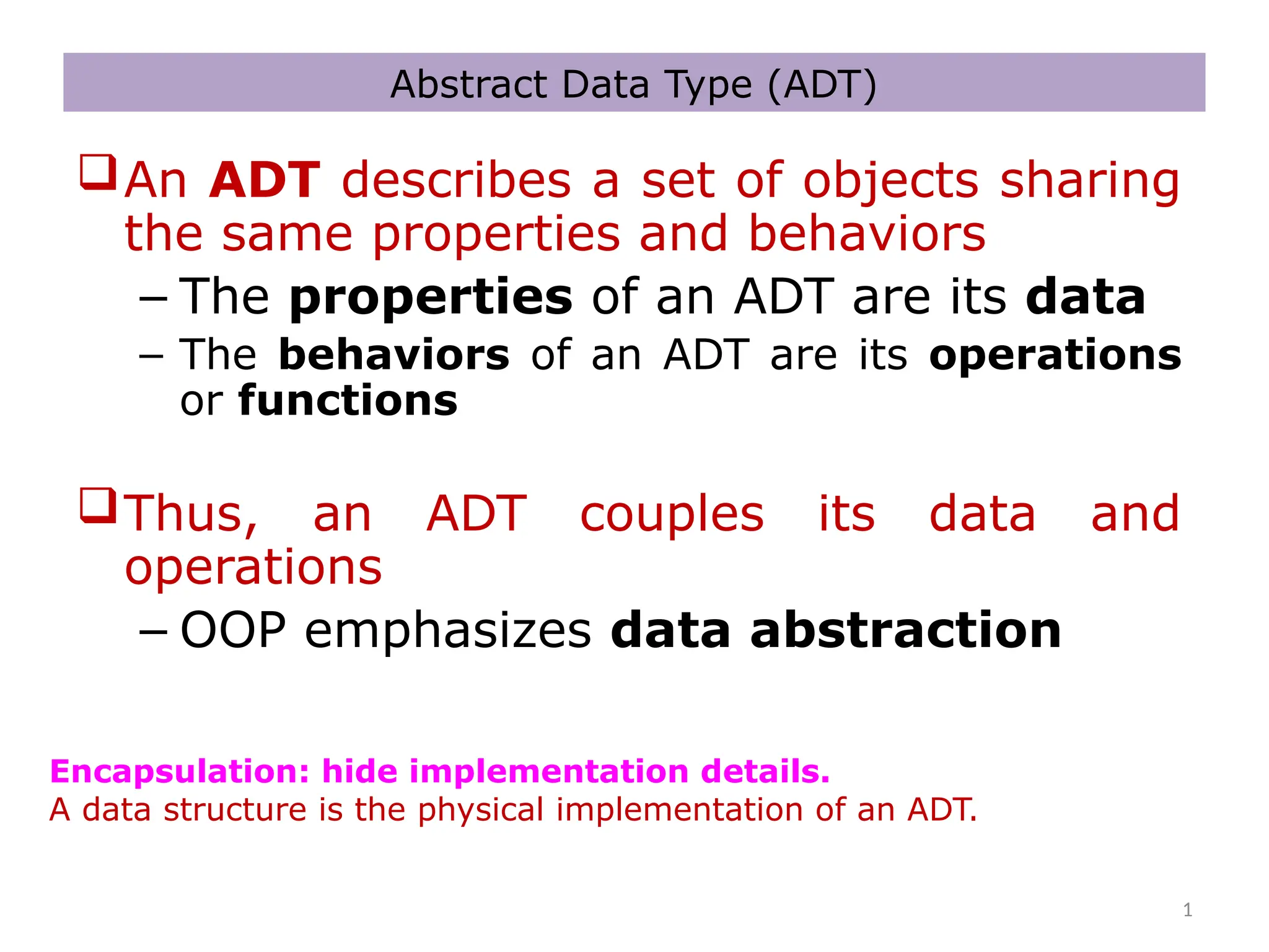 Data Structures table of content Big O Notation | PPT
