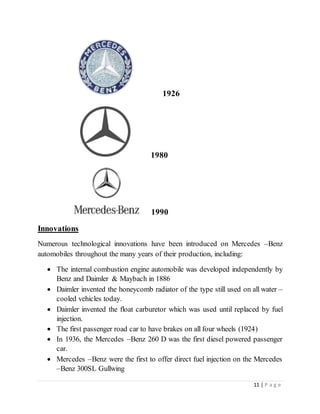 Who Invented The Auto Radiator Mercedes-benz training report | DOCX