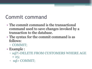 Transaction Processing its properties & States | PPT