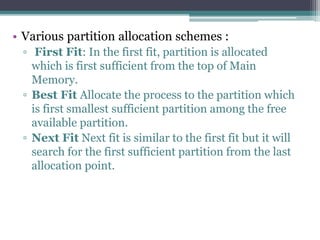 Managing Memory Allocation | PPT