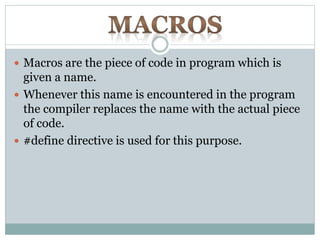Preprocessor , IOSTREAM Library,IOMANIP Library | PPTX