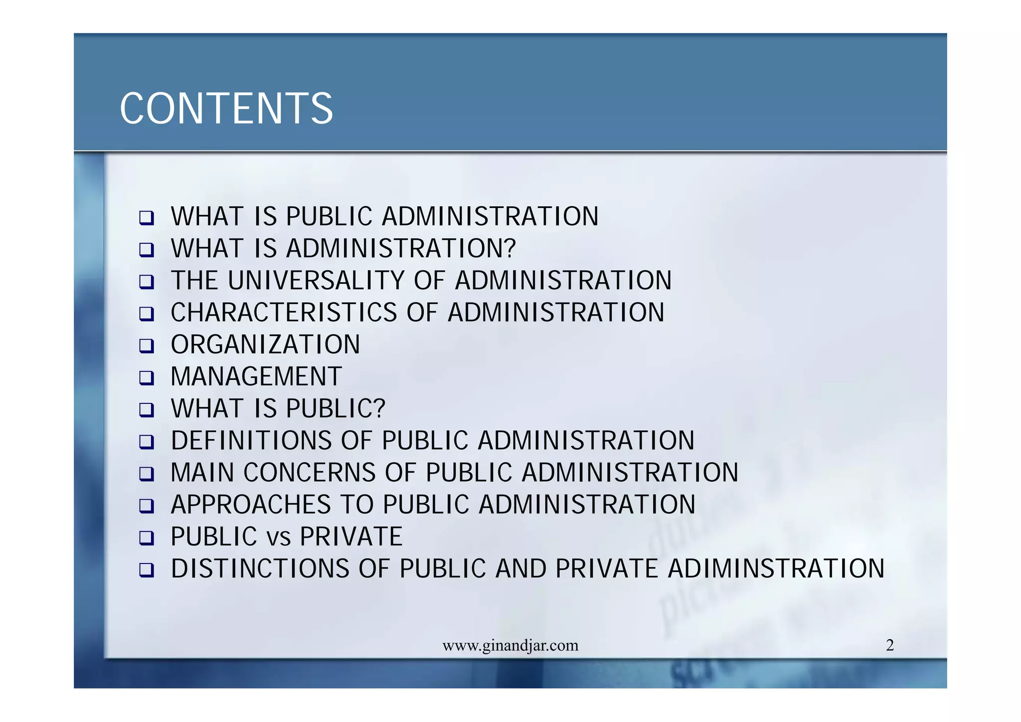 CONCEPTS AND DEFINITIONS