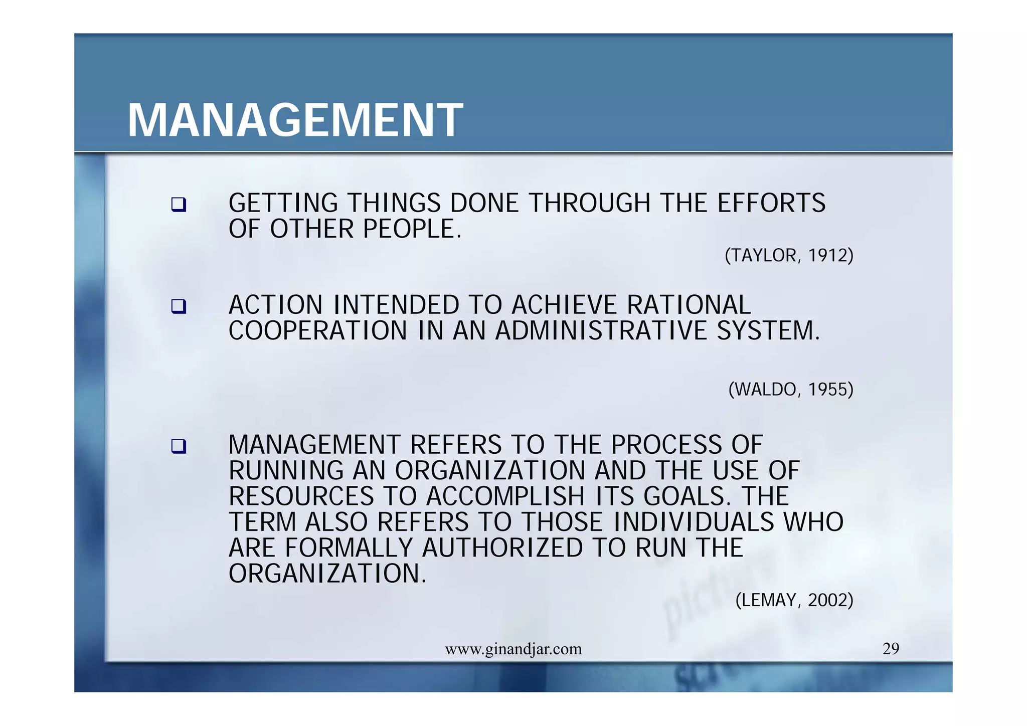 CONCEPTS AND DEFINITIONS