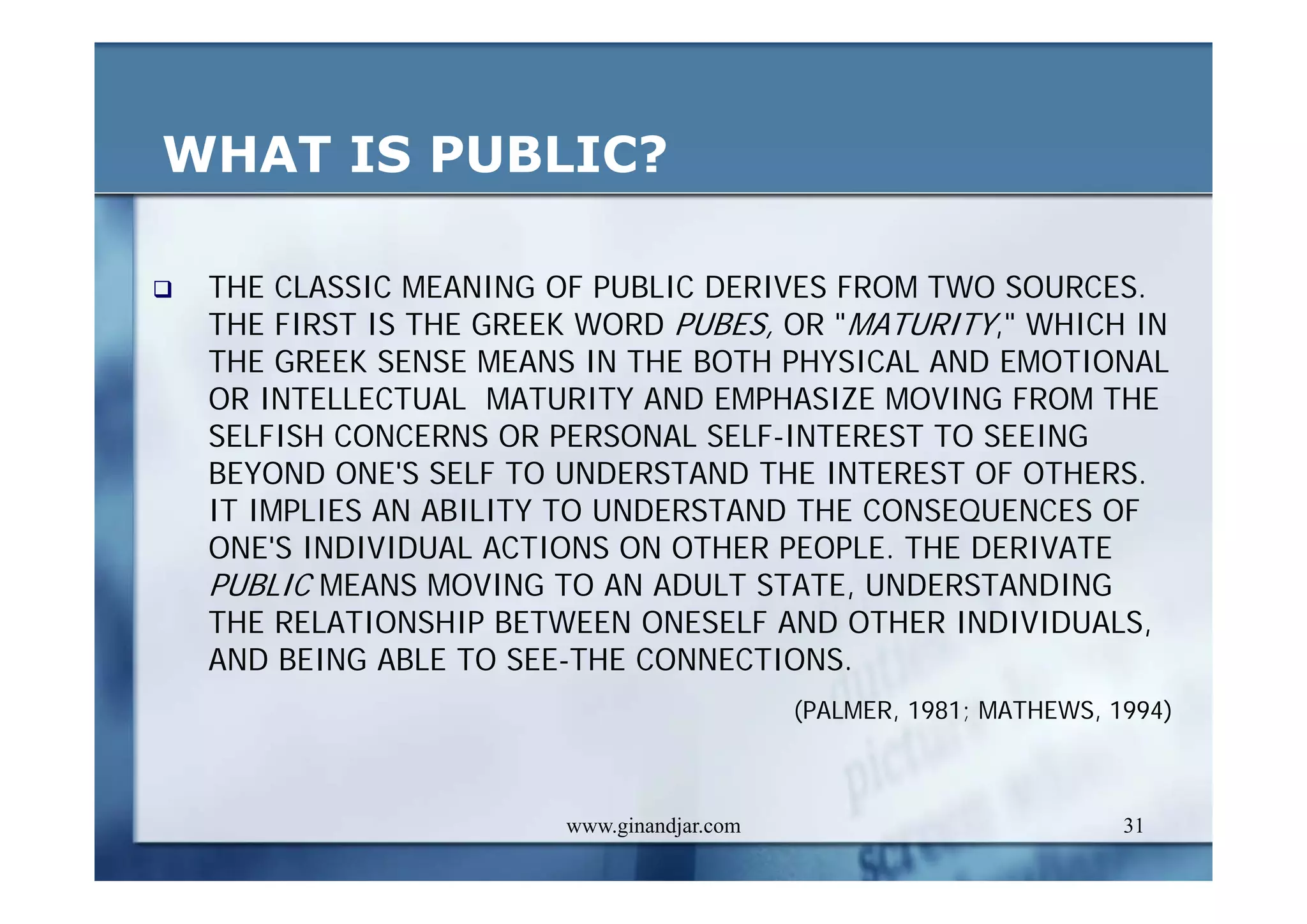 CONCEPTS AND DEFINITIONS