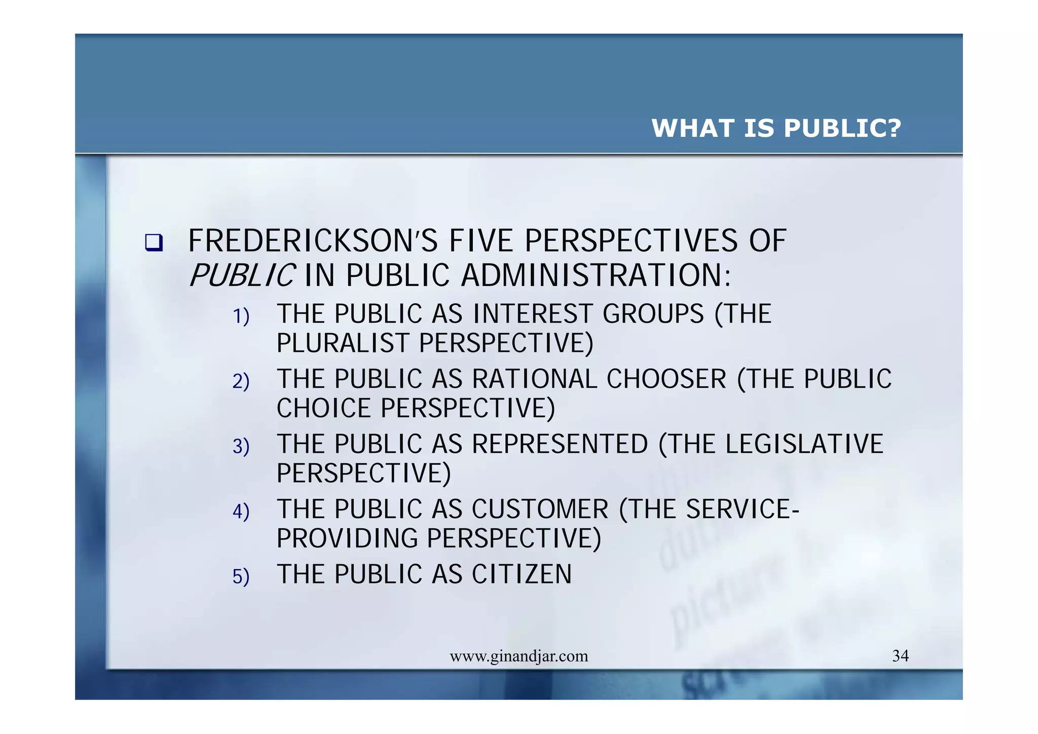 CONCEPTS AND DEFINITIONS