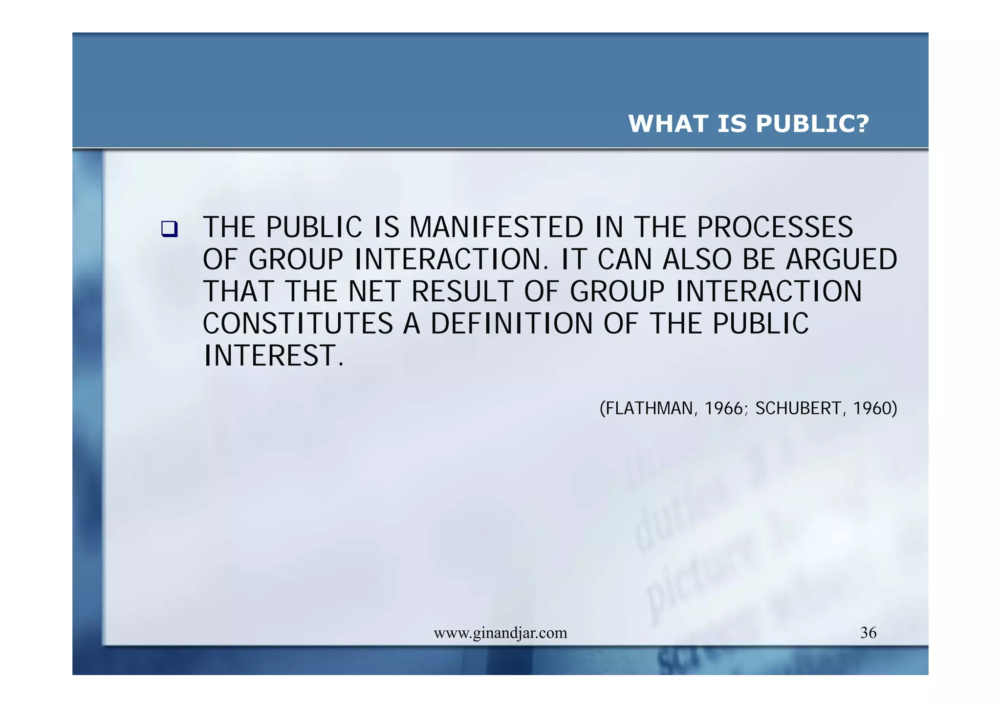 CONCEPTS AND DEFINITIONS