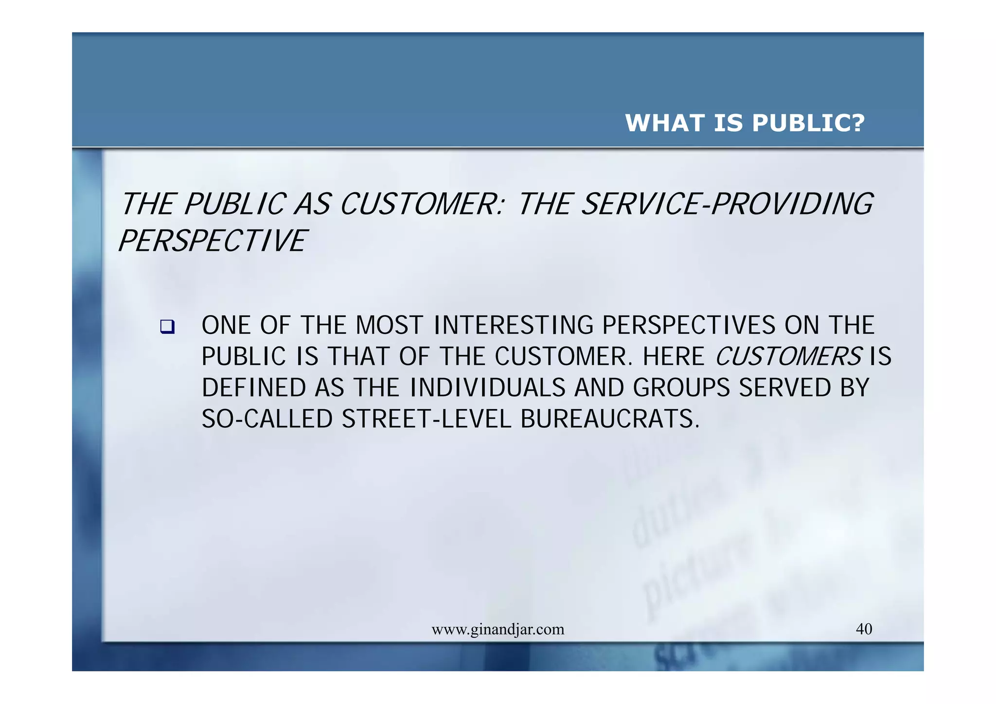 CONCEPTS AND DEFINITIONS