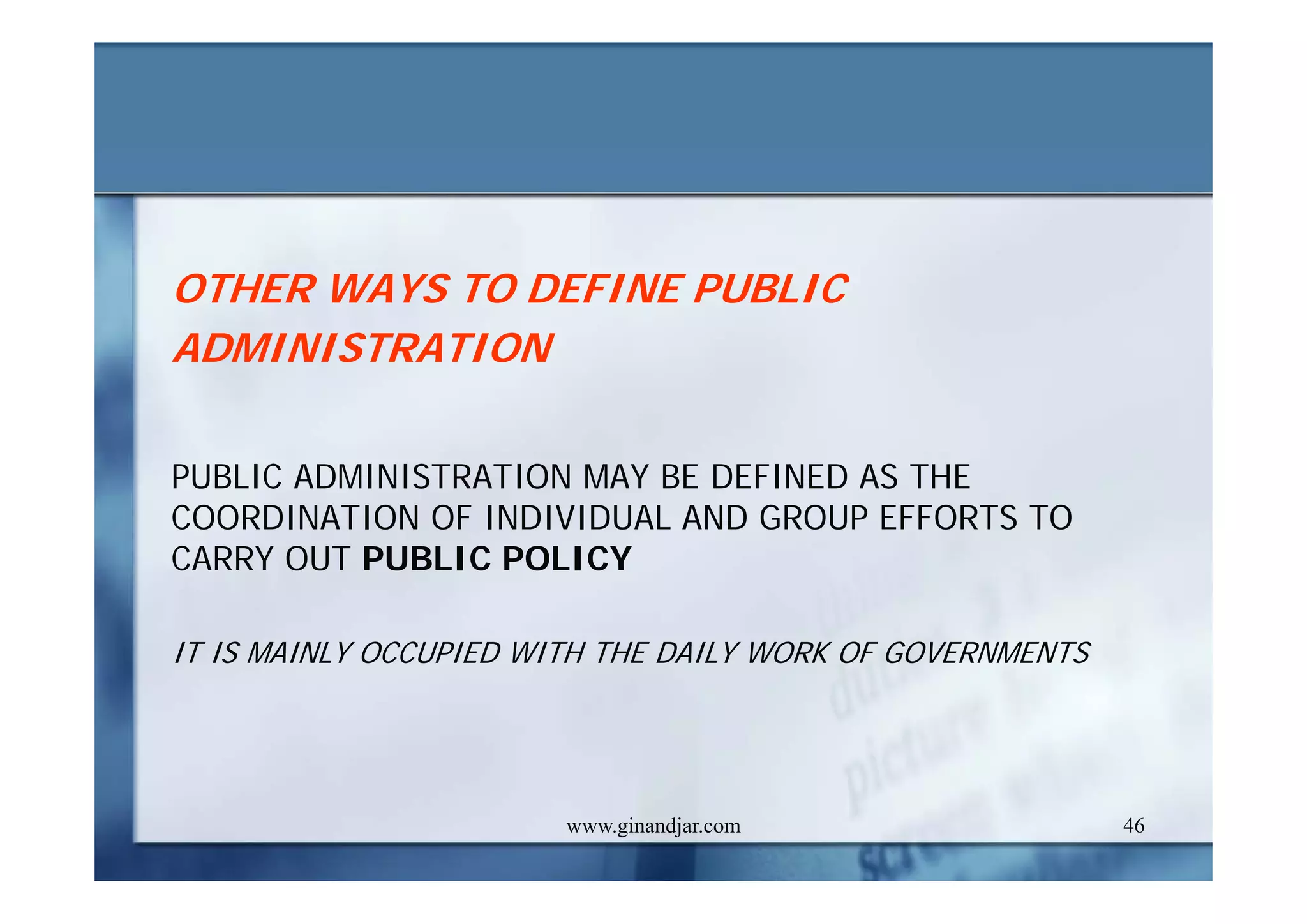 CONCEPTS AND DEFINITIONS