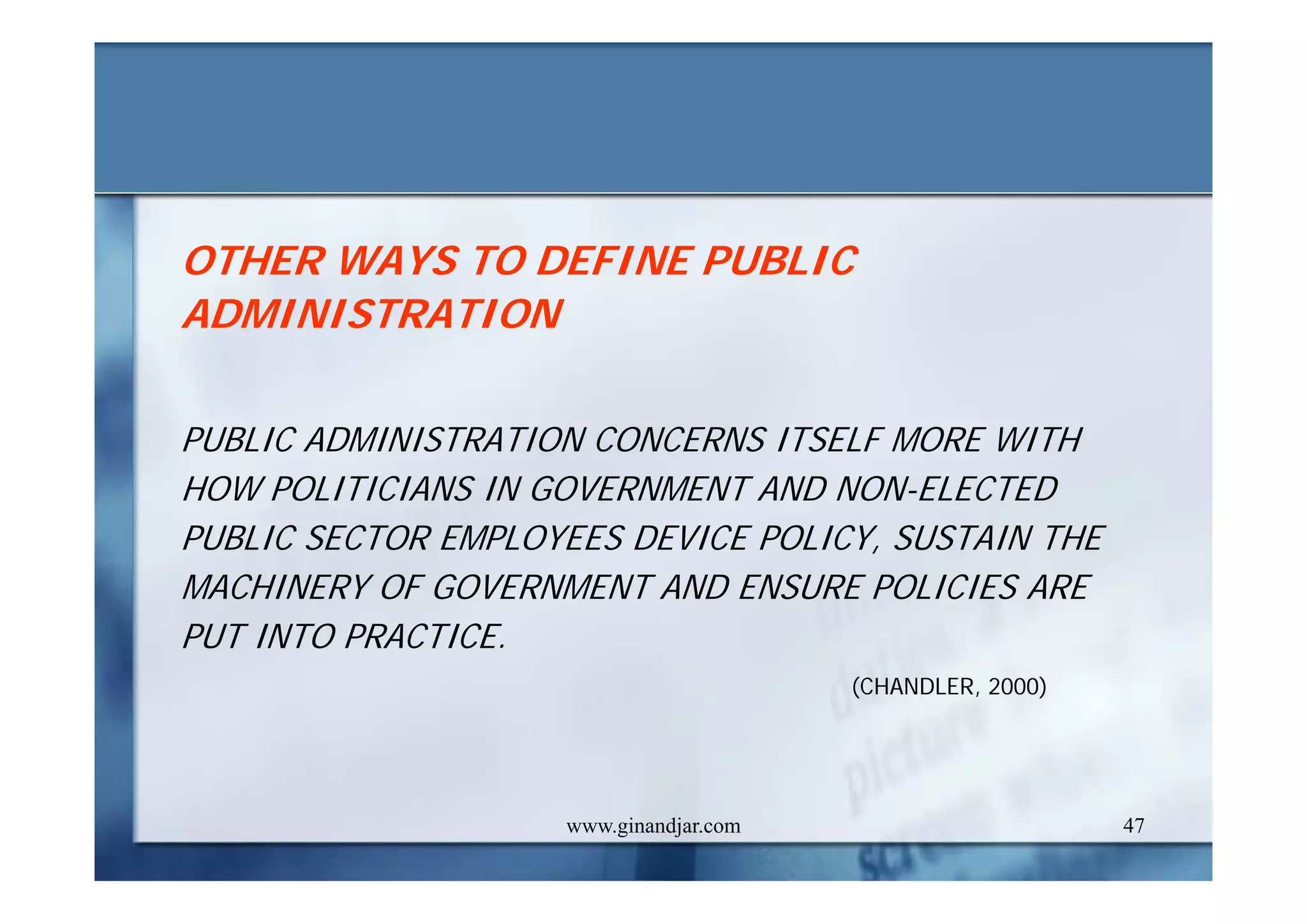 CONCEPTS AND DEFINITIONS