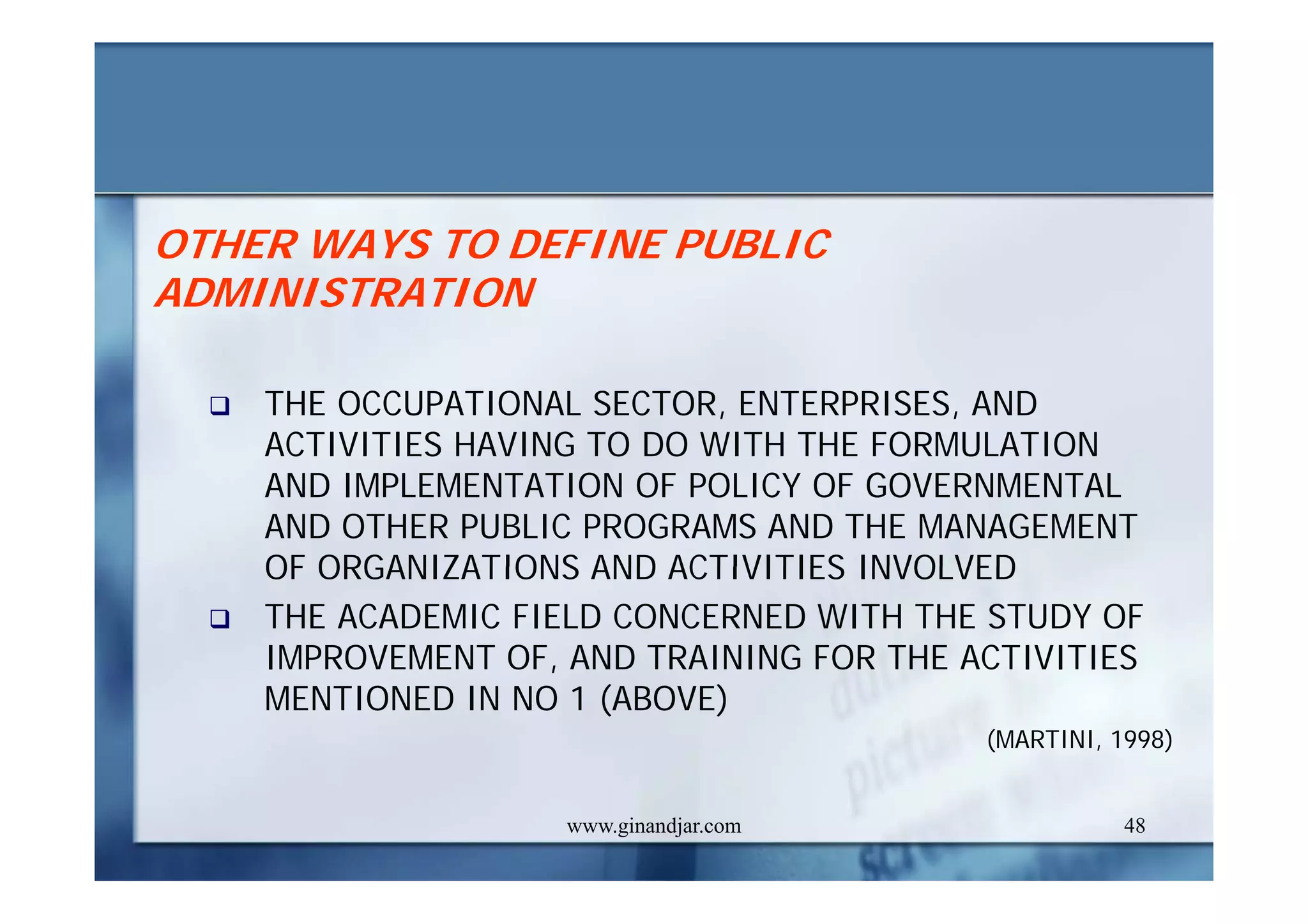 CONCEPTS AND DEFINITIONS