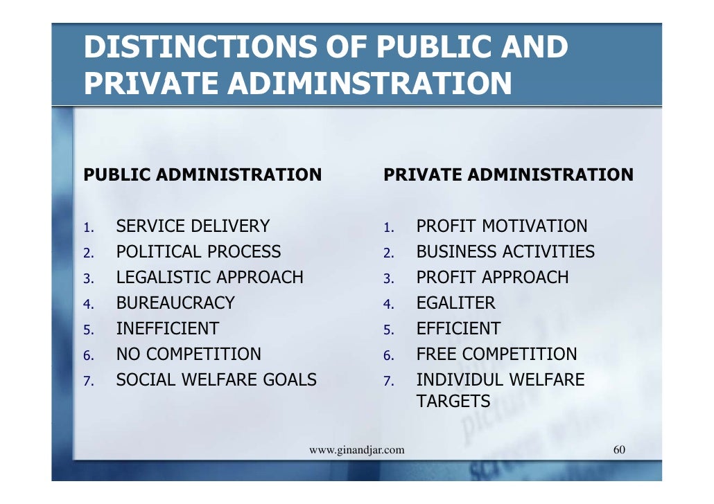 public administration definition
