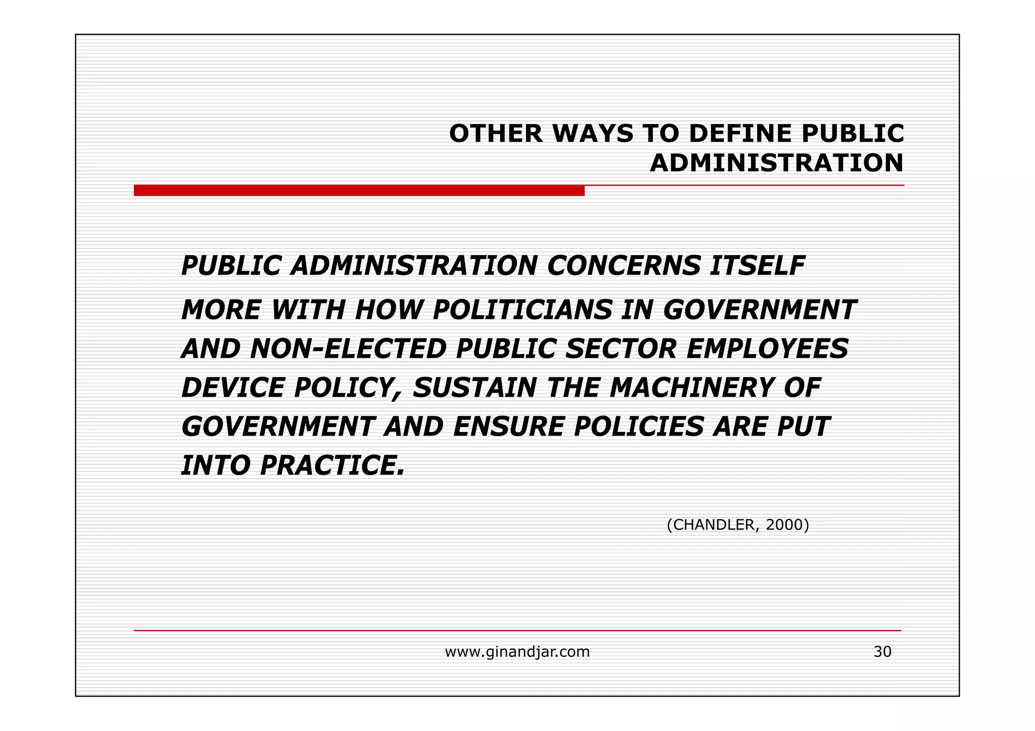 DEFINITIONS AND CONCEPTS