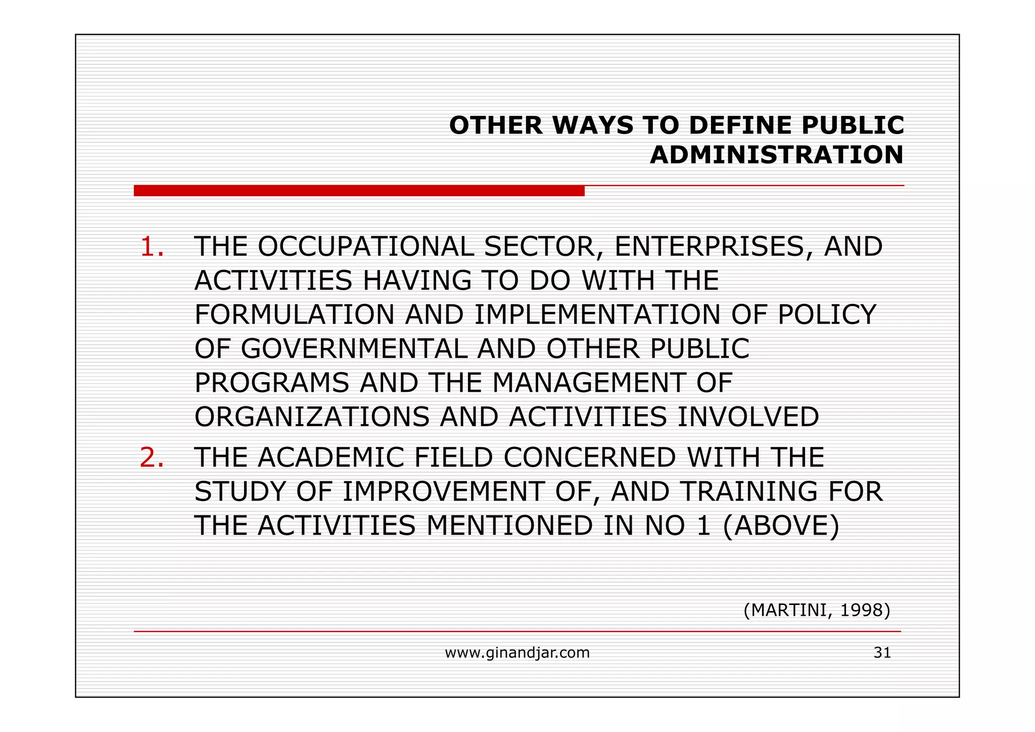 DEFINITIONS AND CONCEPTS