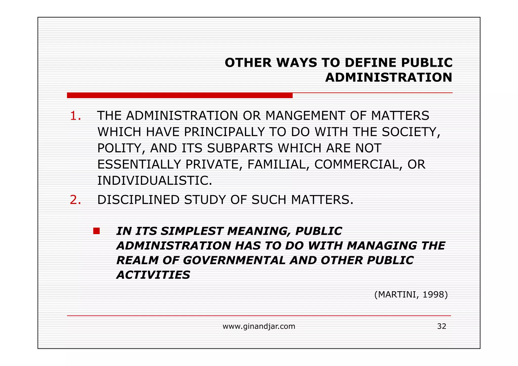 DEFINITIONS AND CONCEPTS