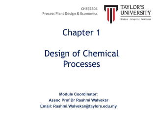 01 Design of chemical processes Week 1.pptx