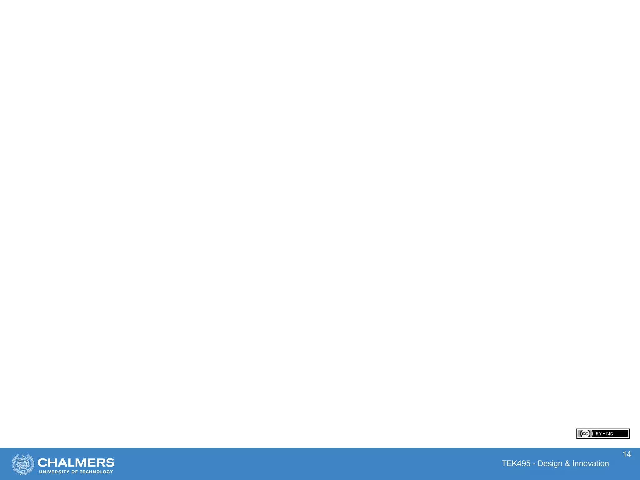 TEK495 - Design & Innovation
14
 