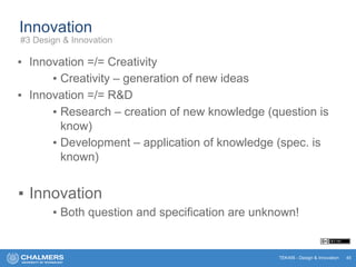Design Thinking and Innovation Course - Introduction | PDF