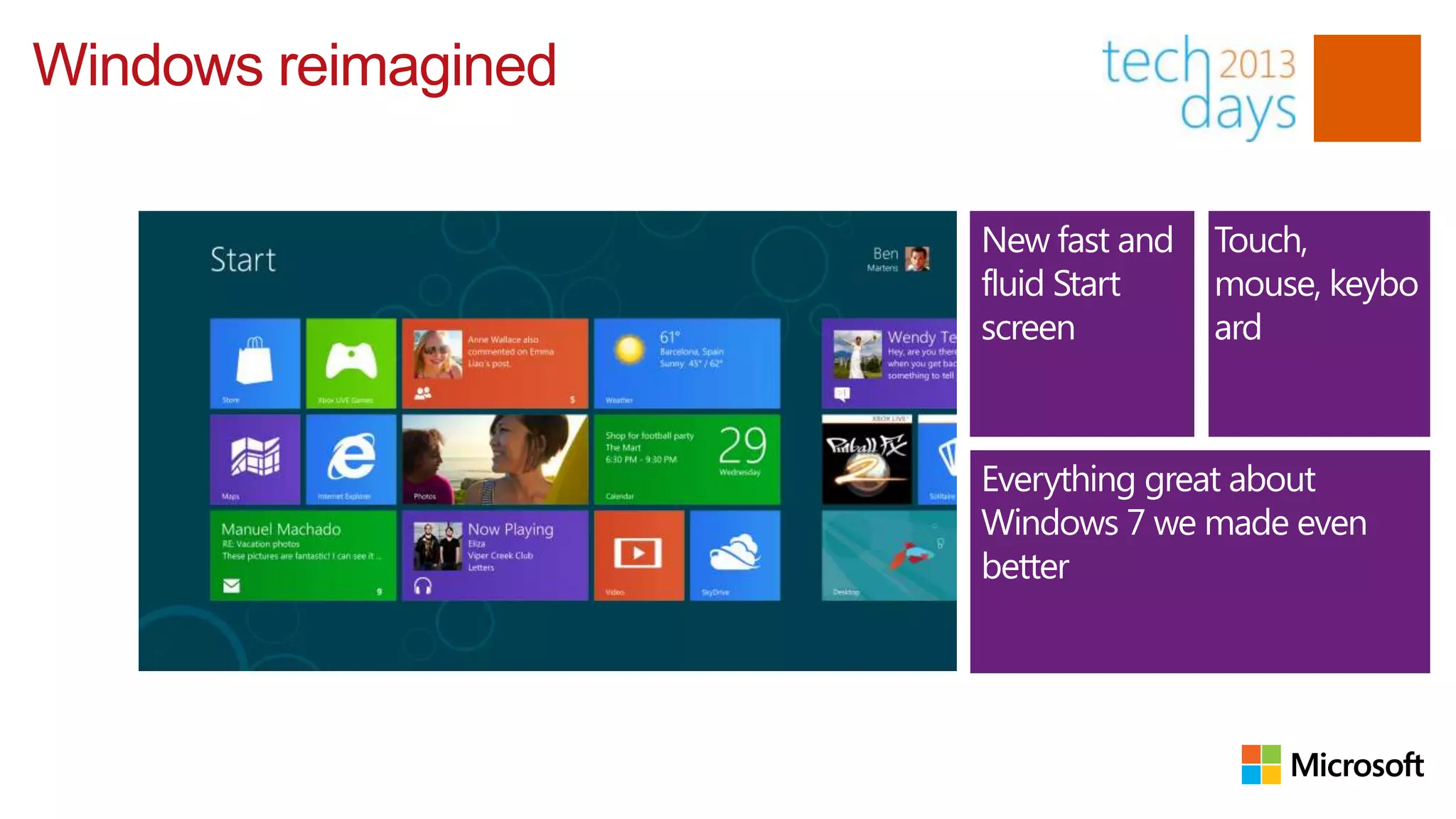 Windows reimagined
 