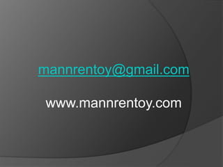 mannrentoy@gmail.com
www.mannrentoy.com
 