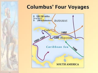 Columbus’ Four Voyages
 