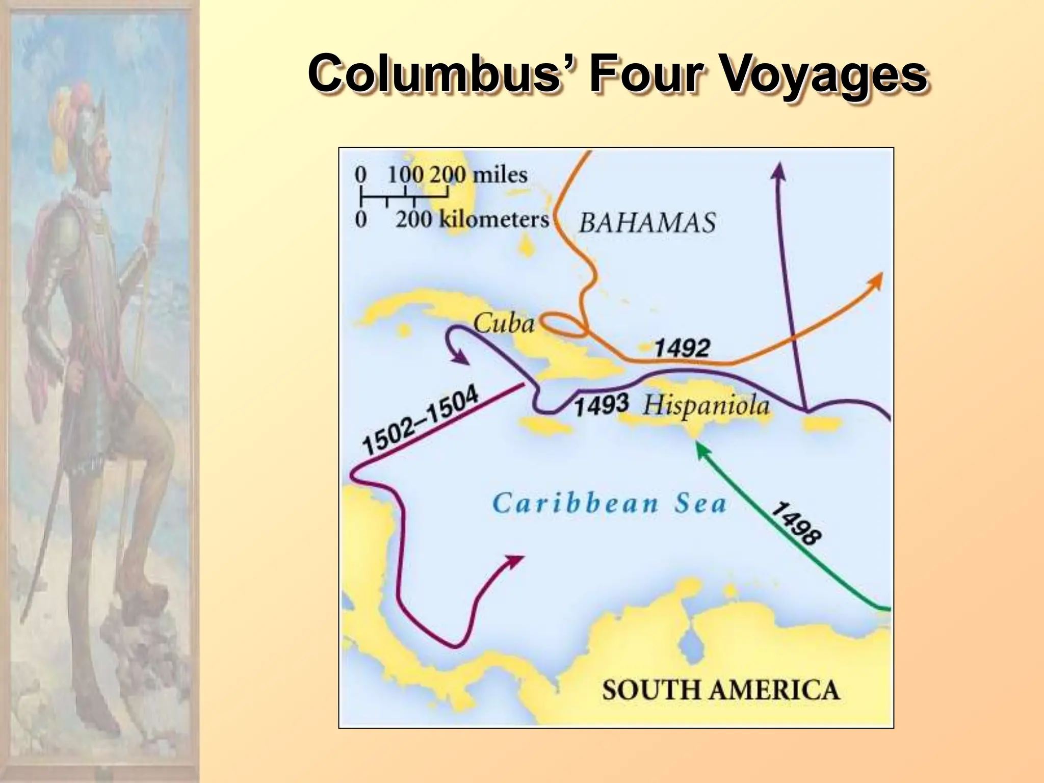 Columbus’ Four Voyages
 