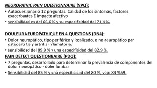 Dn4 Question 01 dolor neuropatico | PPTX