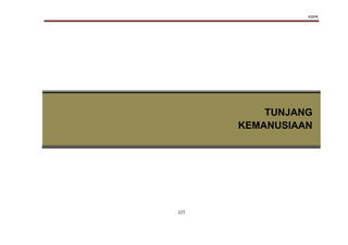 KSPK
127
TUNJANG
KEMANUSIAAN
 