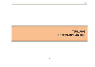 KSPK
79
TUNJANG
KETERAMPILAN DIRI
 