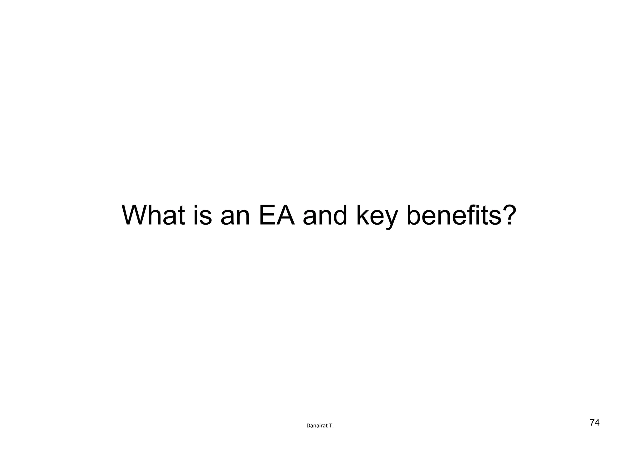 Danairat T.
What is an EA and key benefits?
74
 