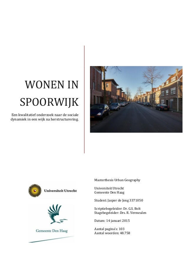 Master thesis kwantitatief onderzoek