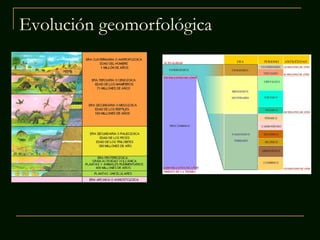 Evolución geomorfológica
 