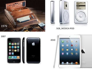 1976 
5GB_MÚSICA IPOD 
2007 
2010 
 