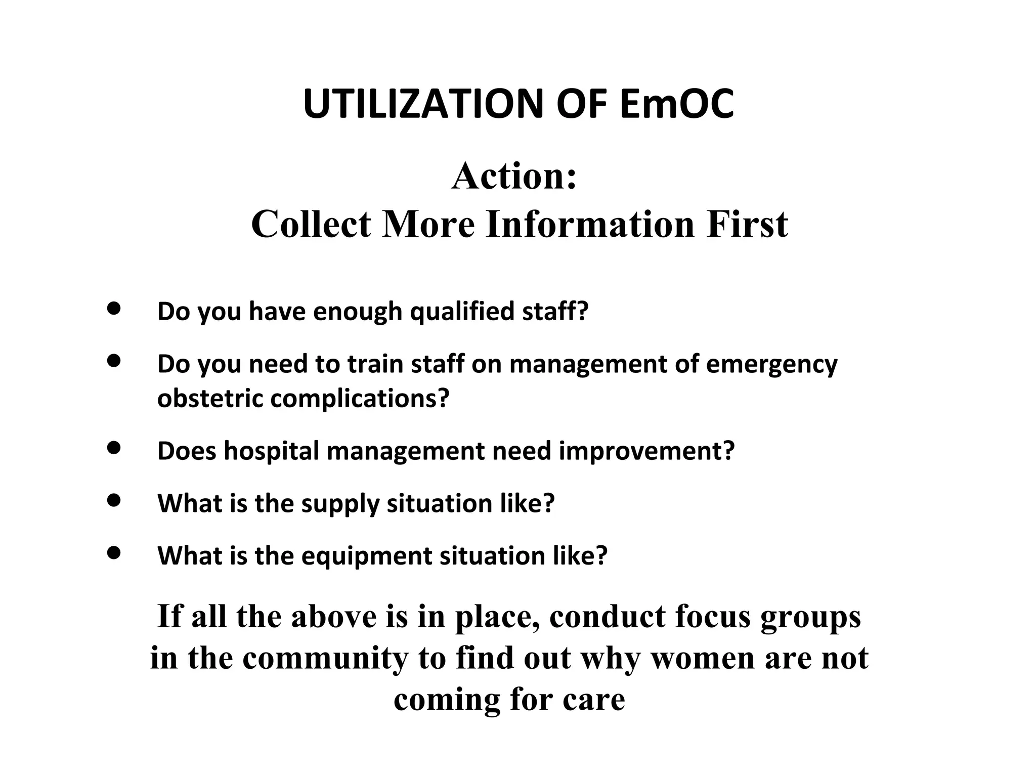 01 Emergency Obstetric care | PPT