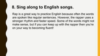 Tips to Speak English in fluency | PPTX