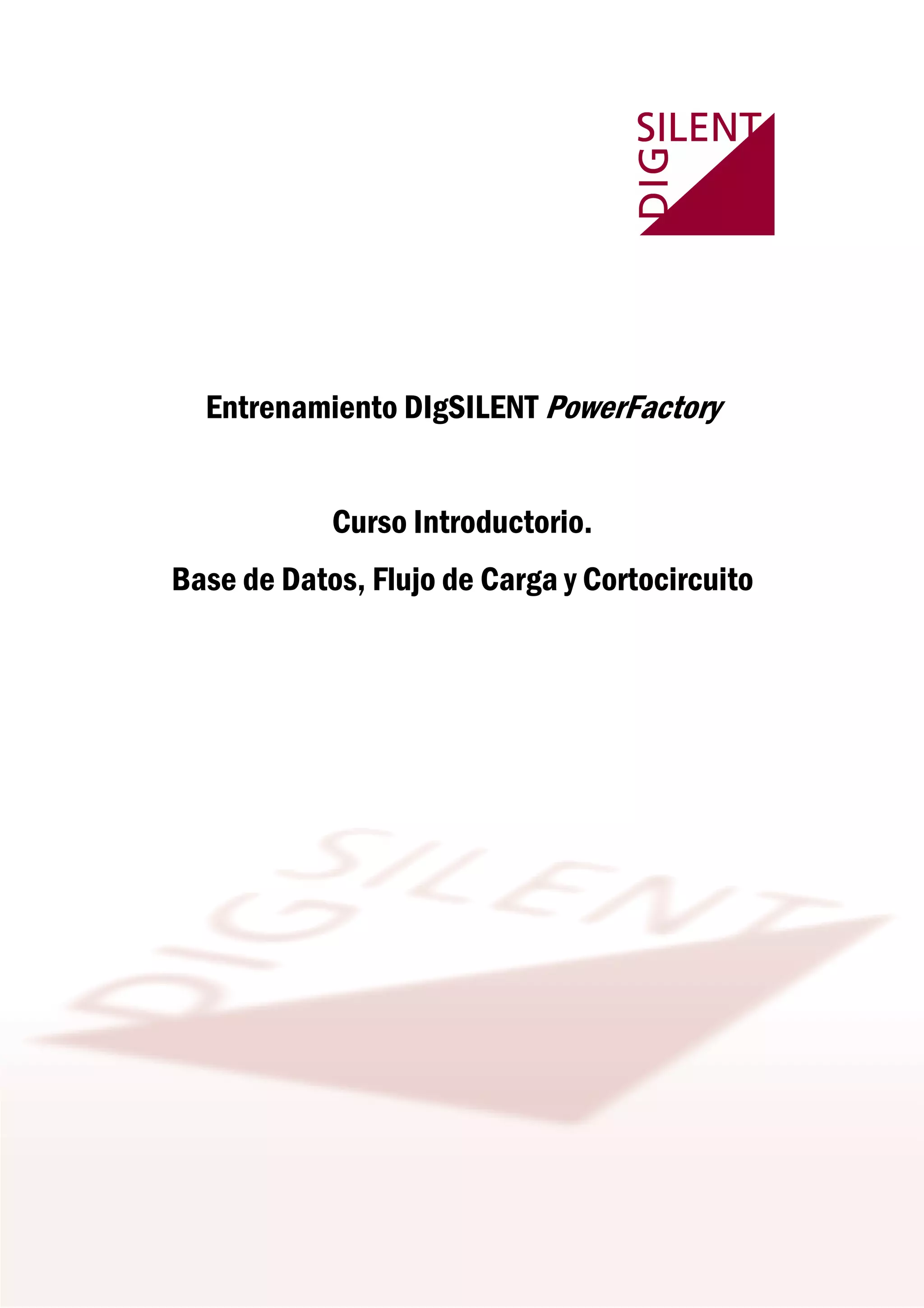 Digsilent Pf 01 Es Ejercicios Entrenamiento S Pdf