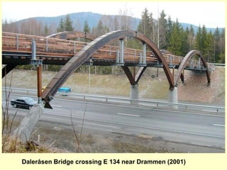 Daleråsen Bridge crossing E 134 near Drammen (2001)
 