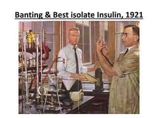 Banting & Best isolate Insulin, 1921
 