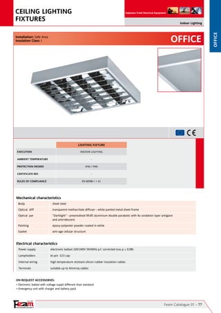FEAM Lighting - Hazardous Area & Explosion Proof Lighting | PDF
