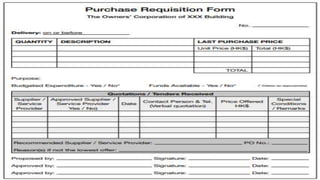 purchase requisation
 