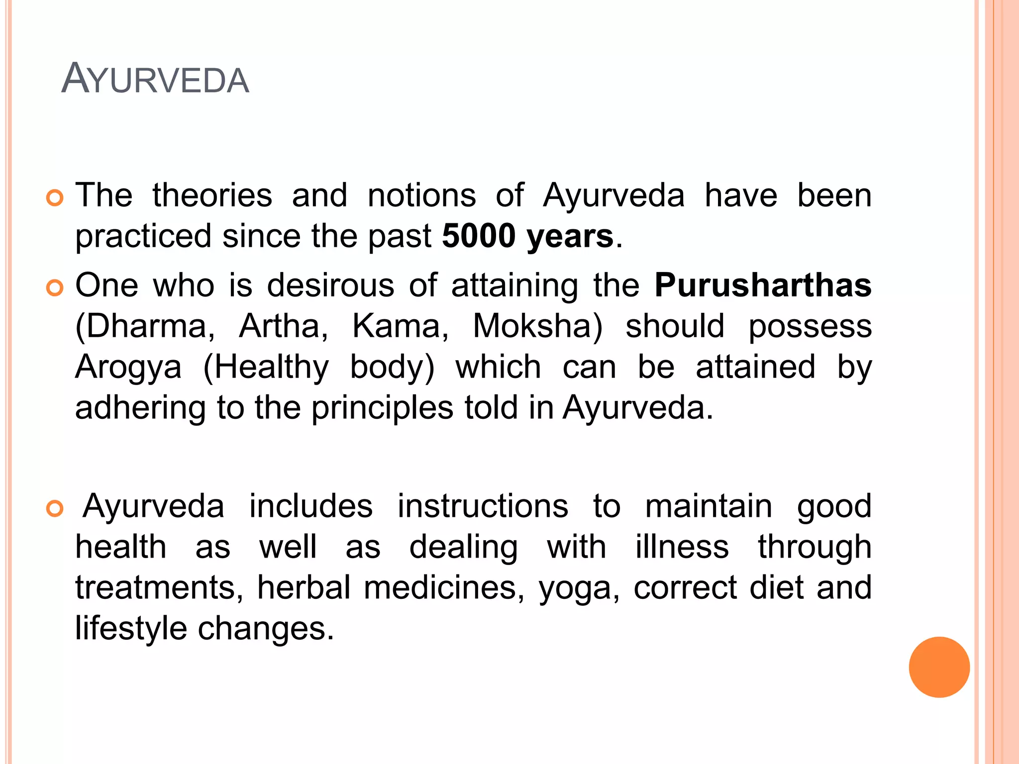 Fundamentals Of Ayurveda Pptx